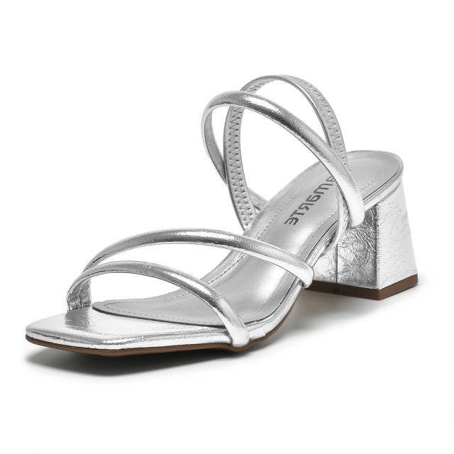 Sandália Via Marte 171-029 Feminino Prata 2