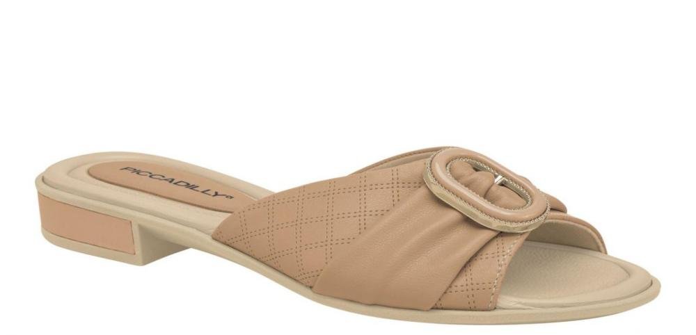 Tamanco Piccadilly 590070 Feminino Bege 3