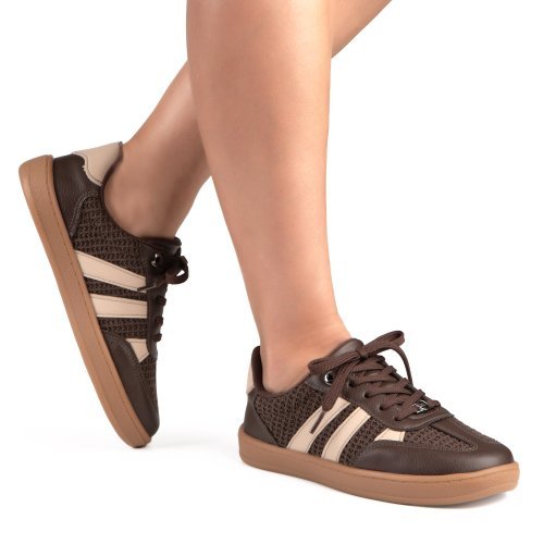 Tênis Casual Dakota D1021 Feminino Marrom 4