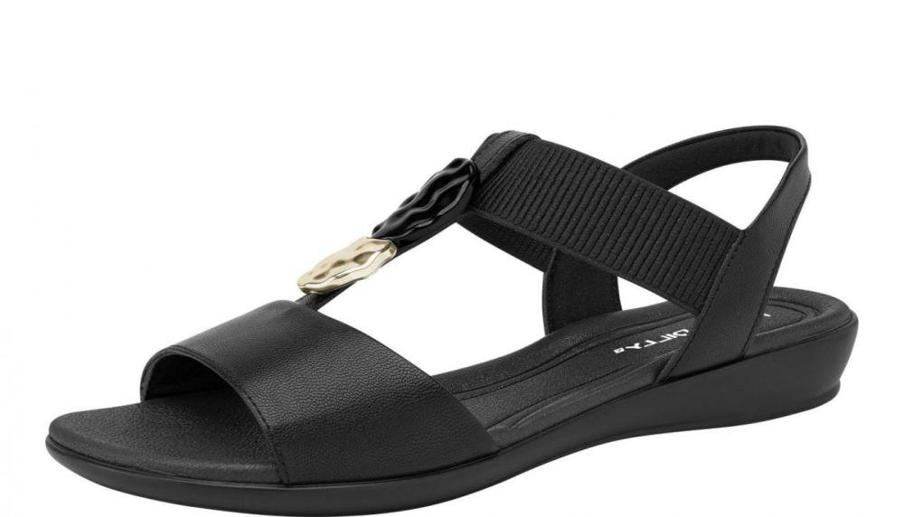 Sandalia Piccadilly 500405 Feminina Preto 2