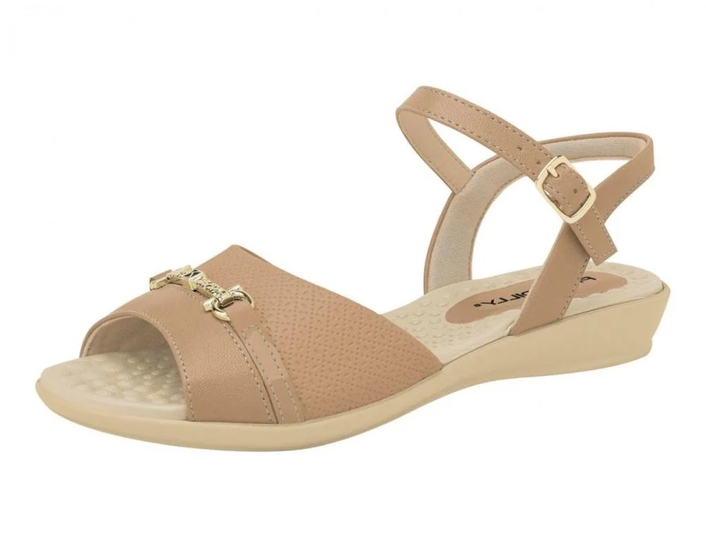 Sandália Piccadilly 500406 Feminino Bege 2