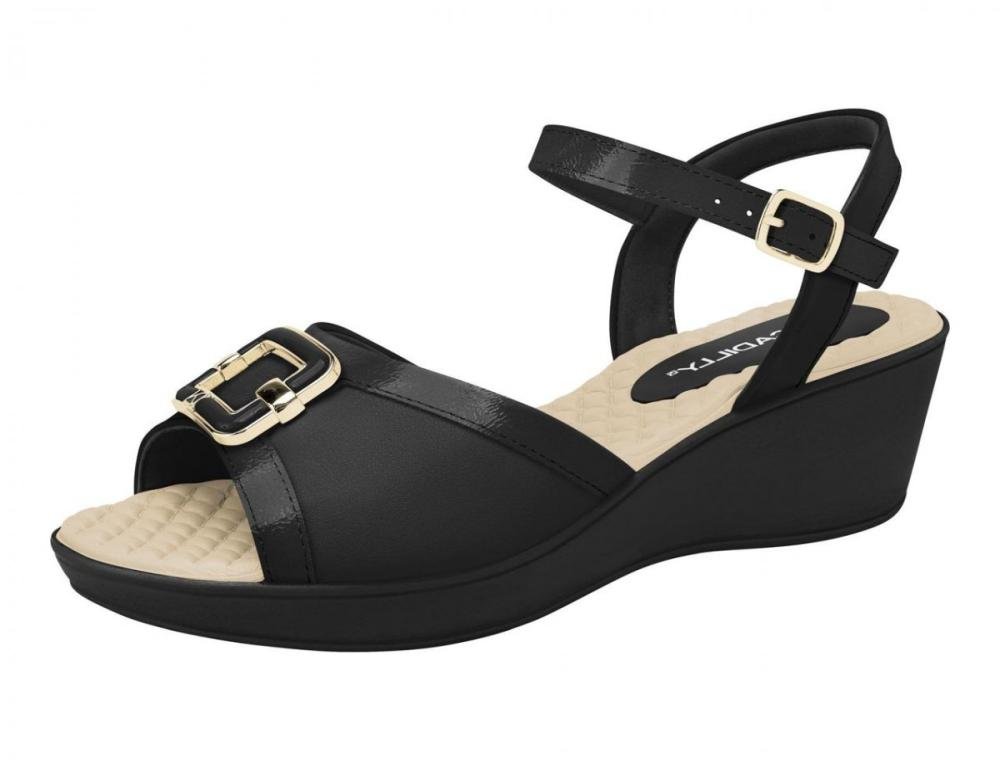 Sandália Piccadilly 540419 Feminino Preto 2