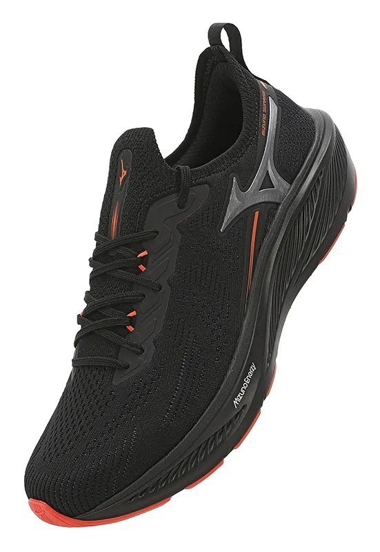 Tenis Mizuno Sunrise Masculino Preto/Vermelho 2