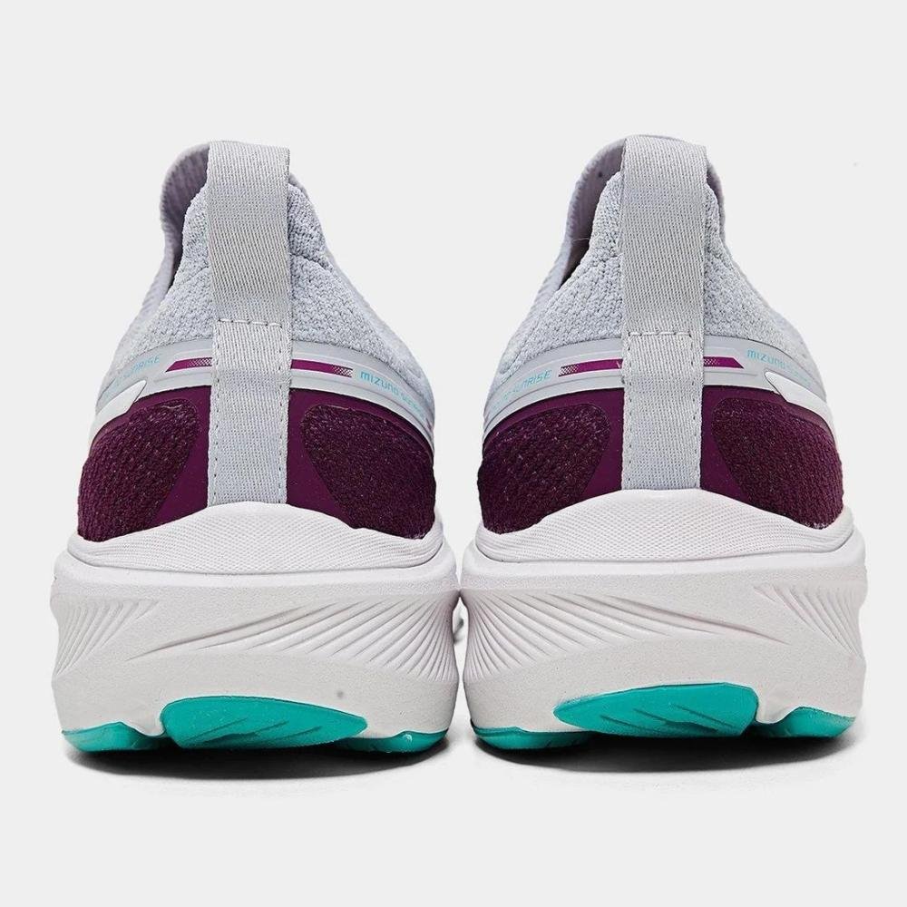 Tenis Mizuno Sunrise Feminino Cinza/Vinho 3