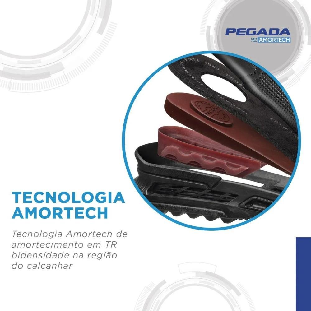 Sapatênis Pegada 111801 Masculino Marrom 5