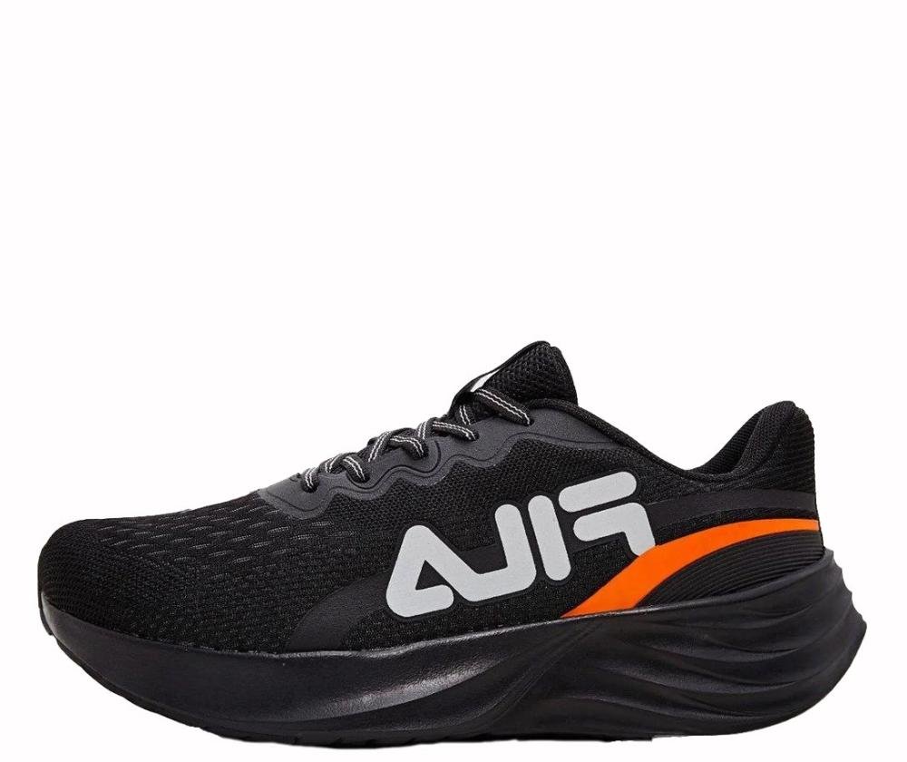 Tenis Fila Comet 2  Preto/Laranja 2