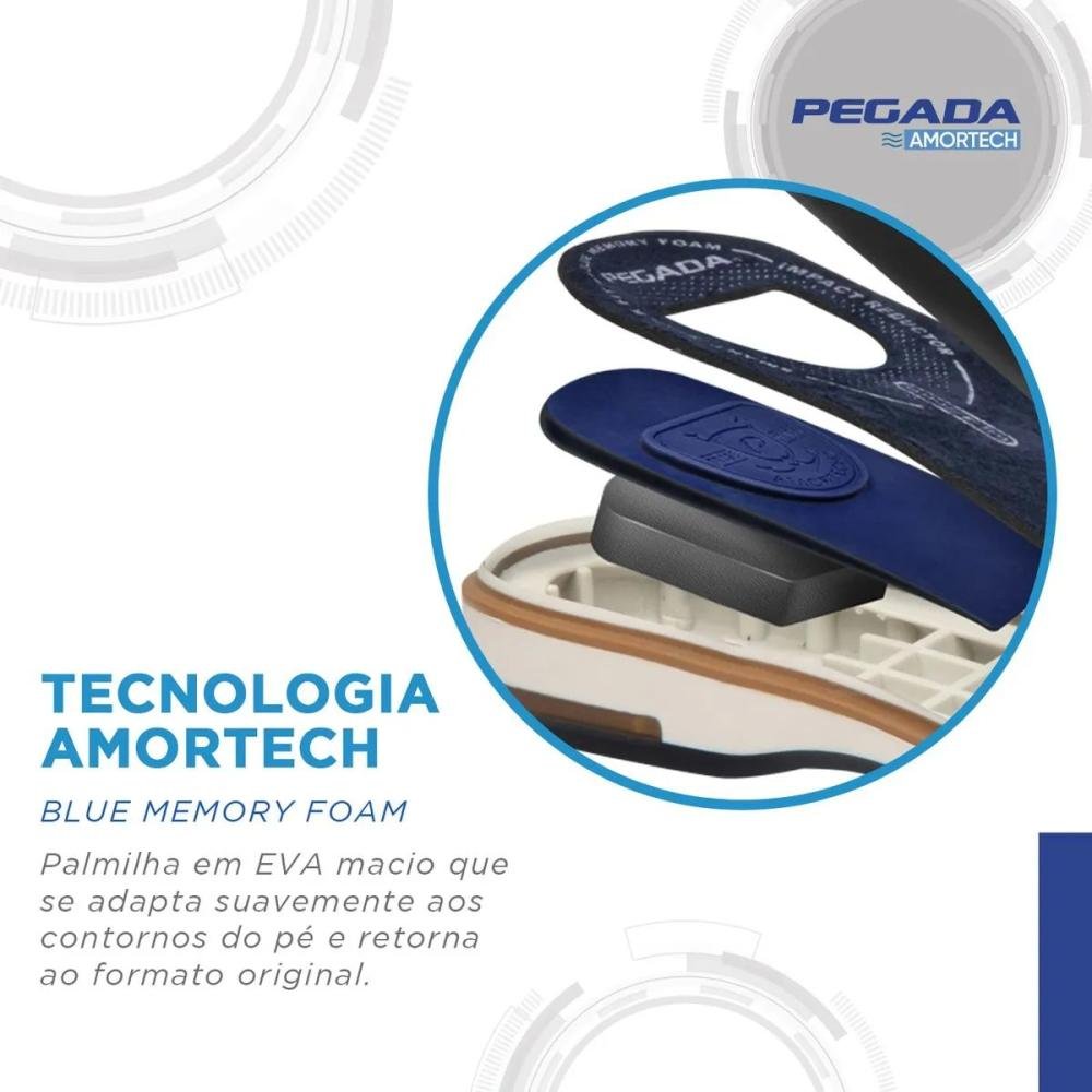 Sapato Casual Pegada 125113 Masculino Preto 5