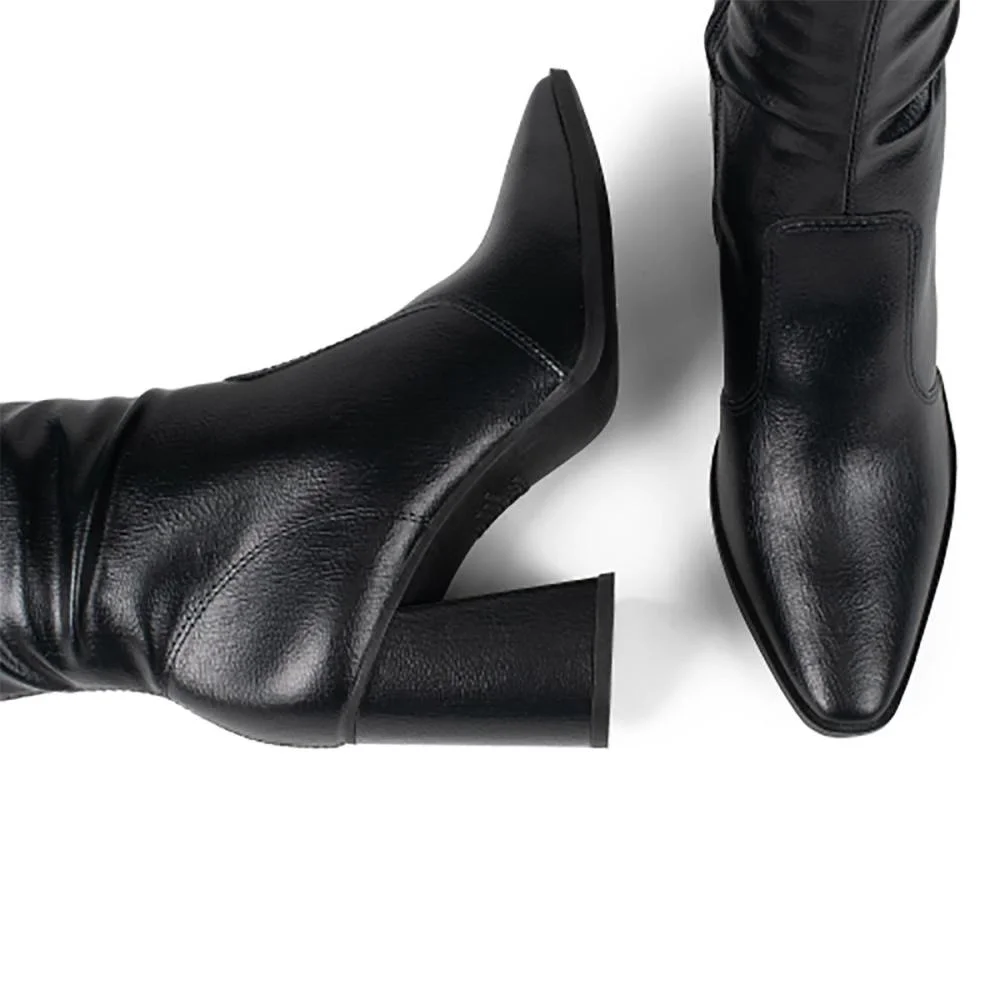 Bota Dakota D2172 Longa Feminina Preto 5