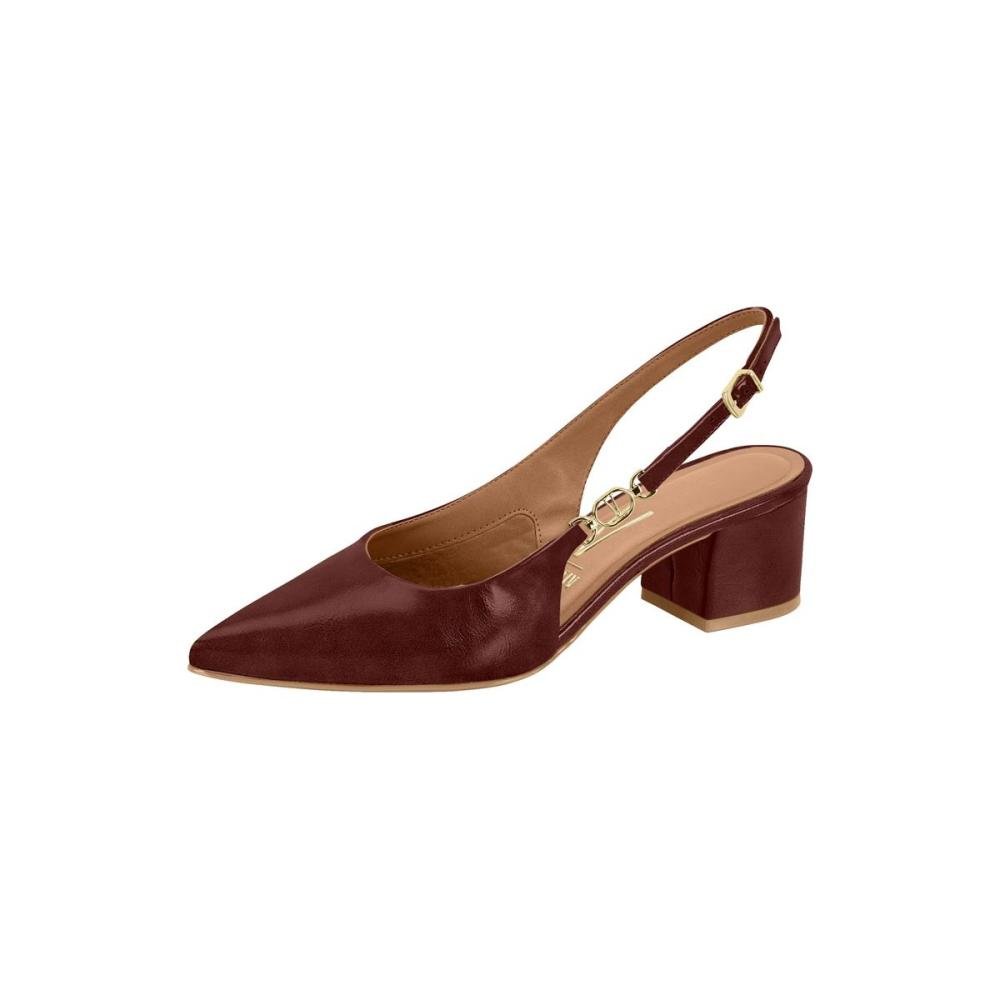Sapato Bico Fino Vizzano 1220.385 Feminino Marrom 2