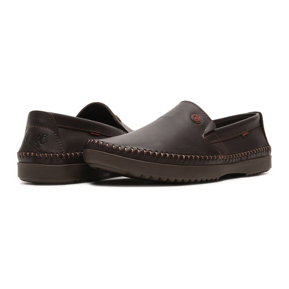 Mocassim em Couro FreeWay Logan X 1 Masculino Malbec 2