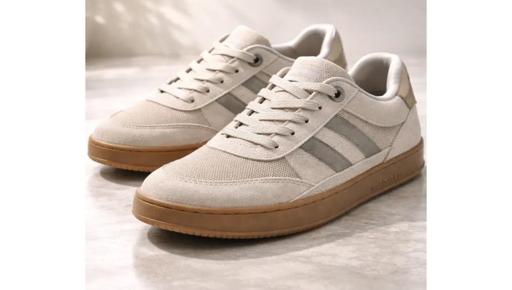 Tenis Casual Via Marte 362-003 Feminino Bege 3