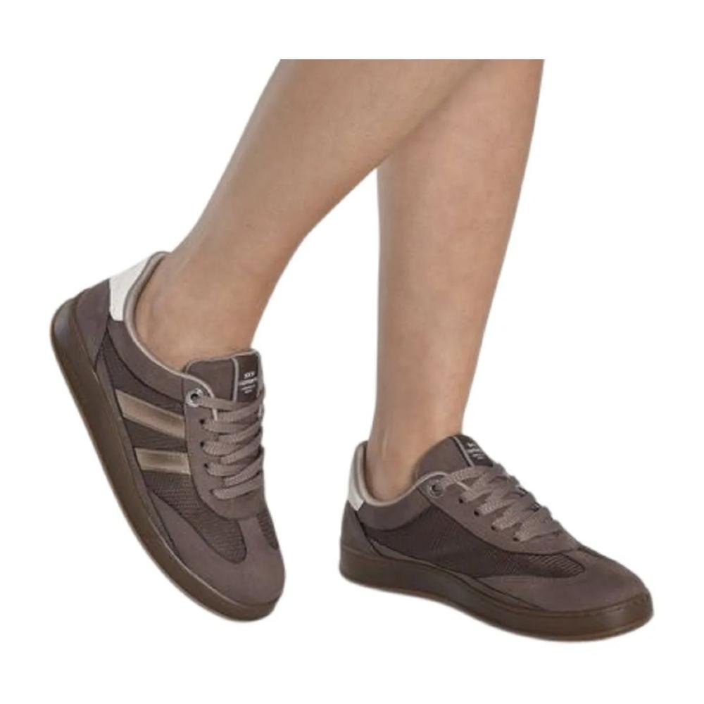Tenis Casual Via Marte 362-003 Feminino Marrom 4