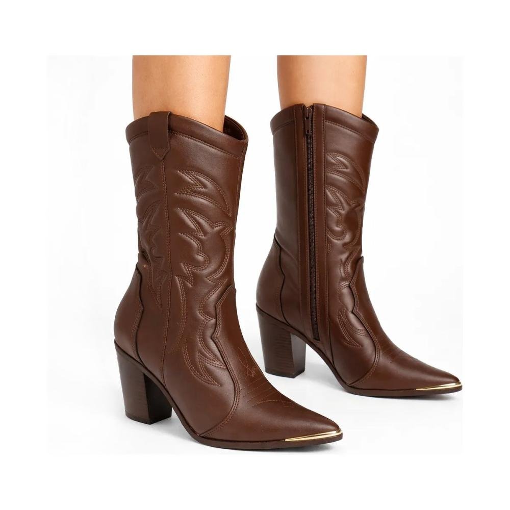 Bota Country Vizzano 3113.101 Feminina Marrom 2