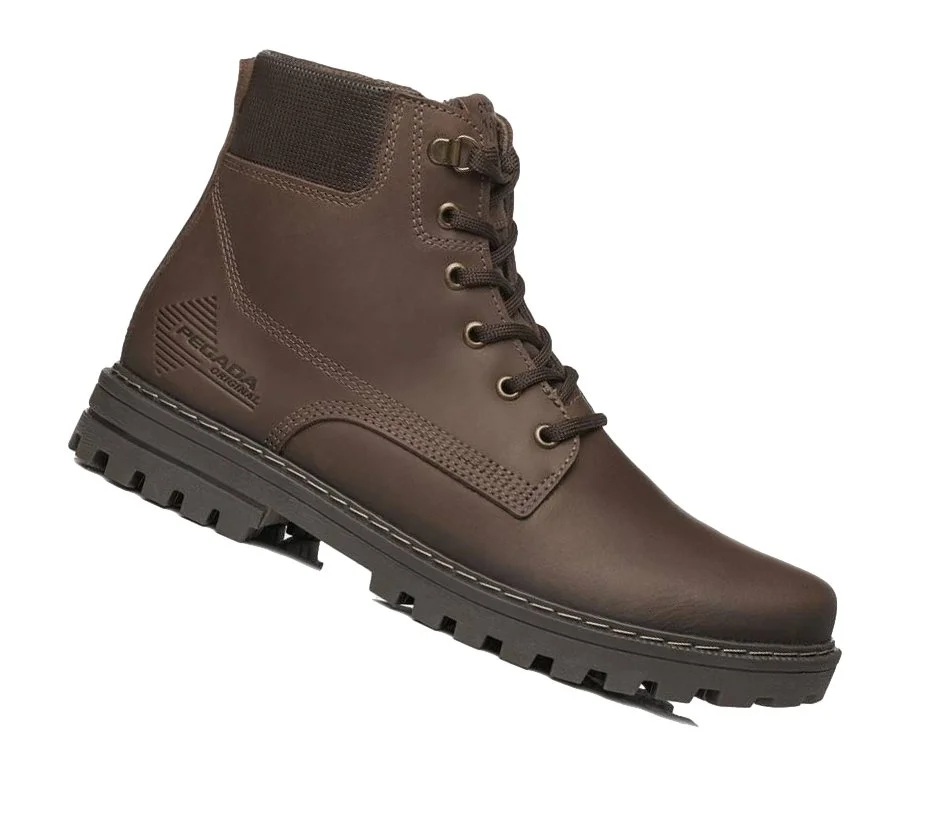 Bota Coturno Pegada 181511 Masculino Marrom 3