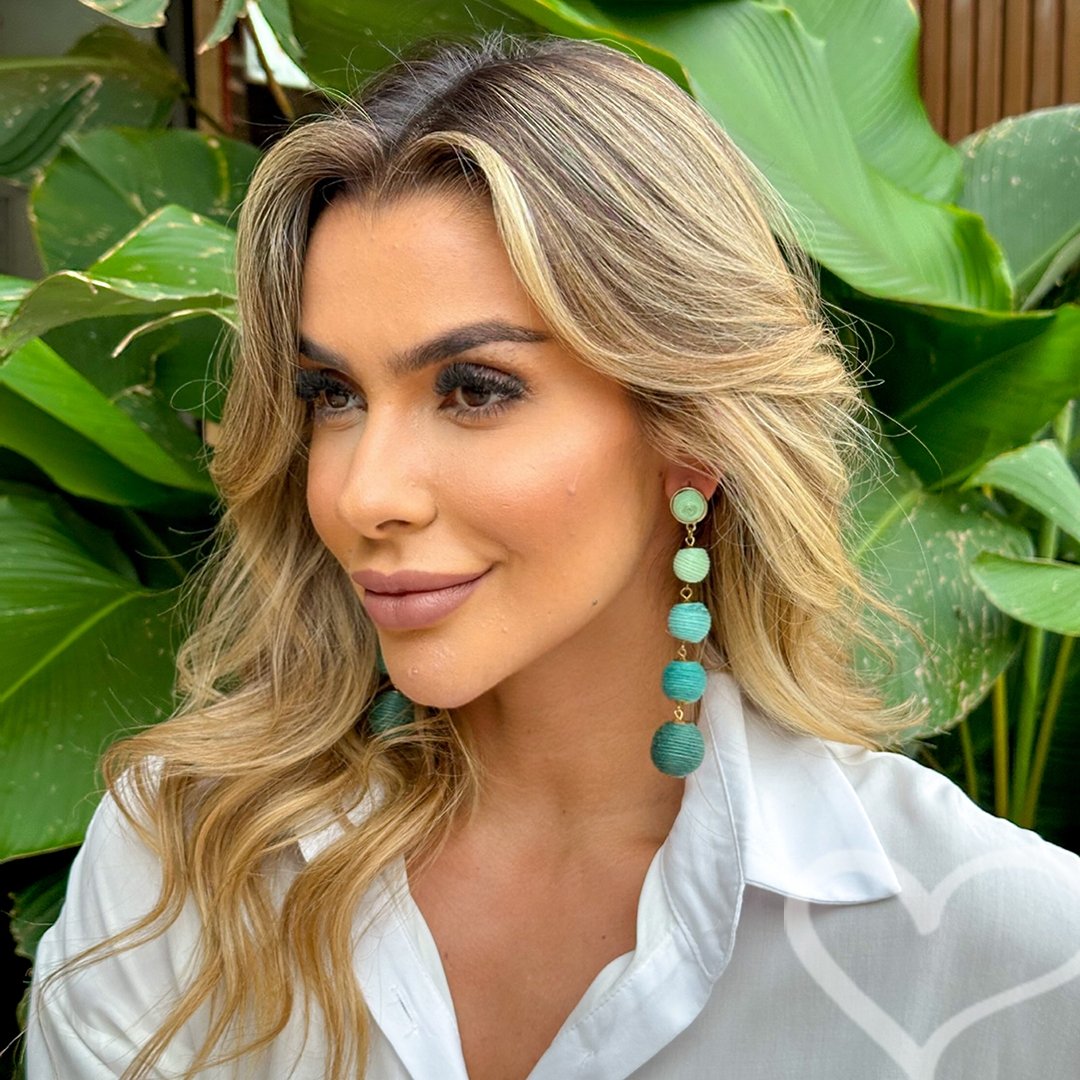 BRINCO BOLAS DEGRADÊ VERDE MARIA ISABEL Verde 2