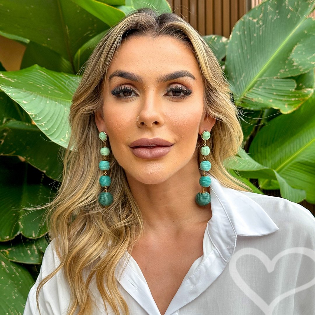 BRINCO BOLAS DEGRADÊ VERDE MARIA ISABEL Verde 3