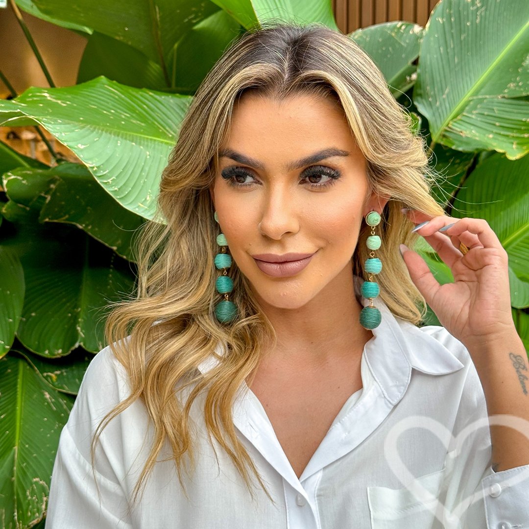 BRINCO BOLAS DEGRADÊ VERDE MARIA ISABEL Verde 4