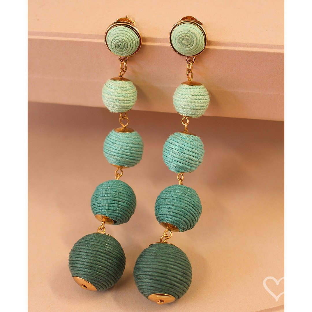 BRINCO BOLAS DEGRADÊ VERDE MARIA ISABEL Verde 5