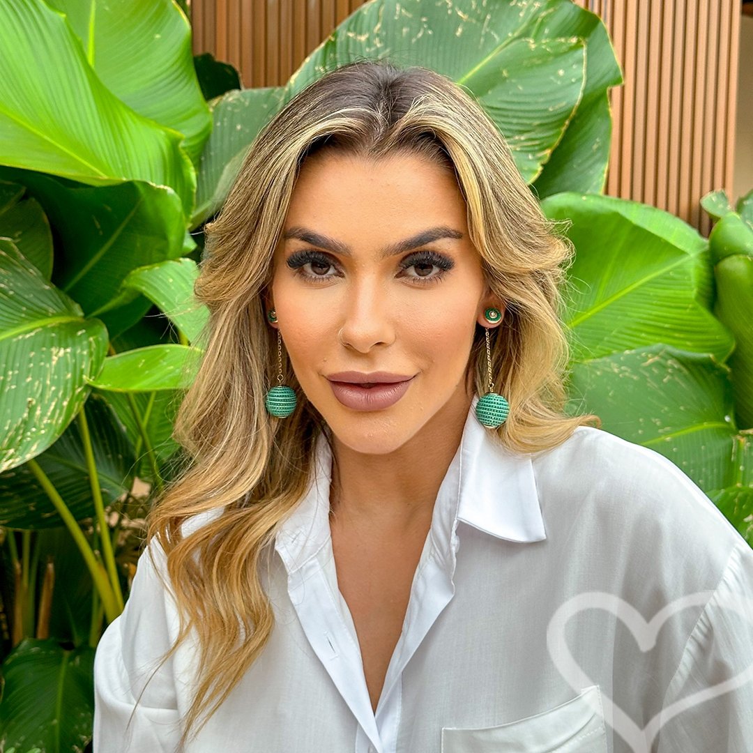 BRINCO BOLA FIO VERDE MARIA CLARA Verde 2