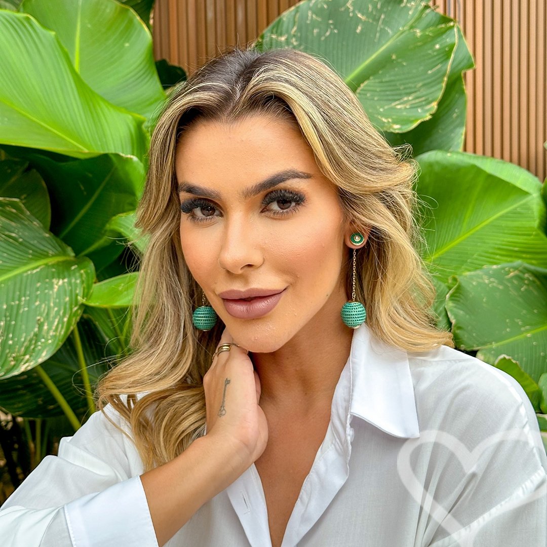 BRINCO BOLA FIO VERDE MARIA CLARA Verde 3