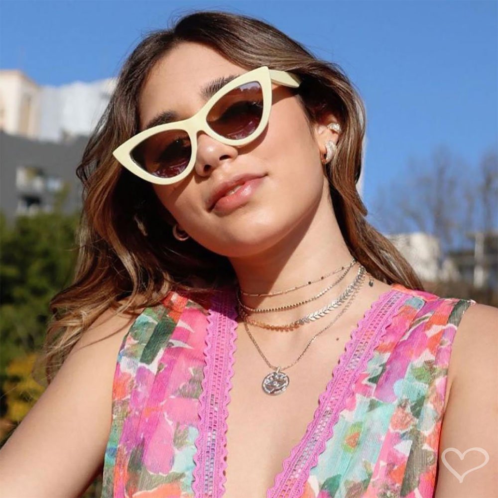 CHOKER FOLHINHAS FOLHEADO A OURO 18K KENDAL Dourado 4