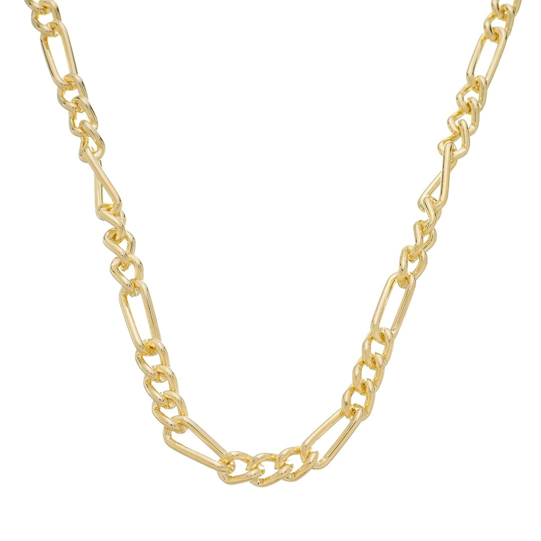 COLAR ELOS DAIANA FOLHEADO A OURO 18K