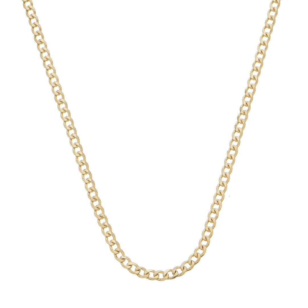 COLAR ELOS KELLY FOLHEADO A OURO 18K