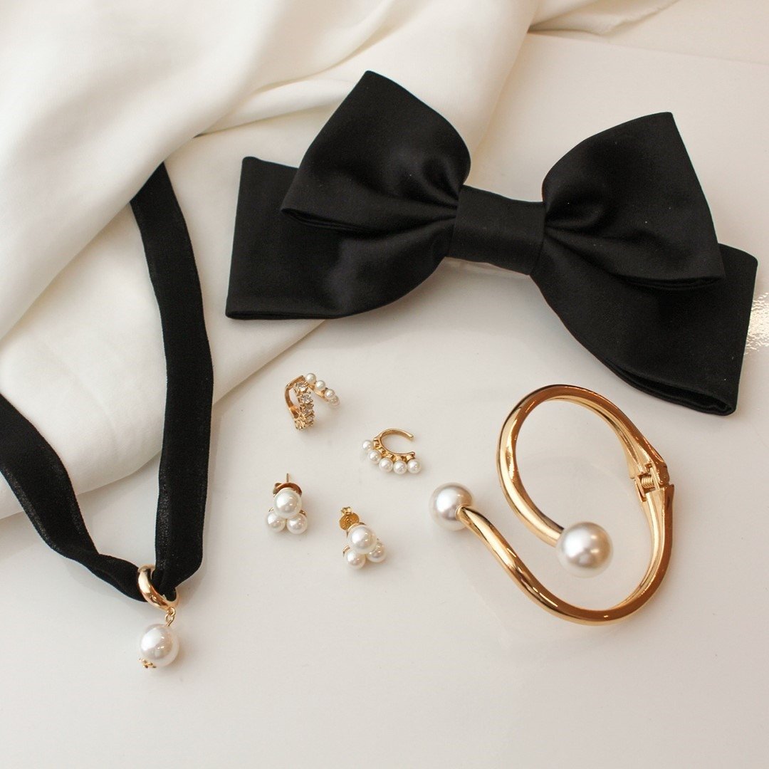 LAÇO DE CABELO LAIS CREPE ACETINADO PRETO Preto 5