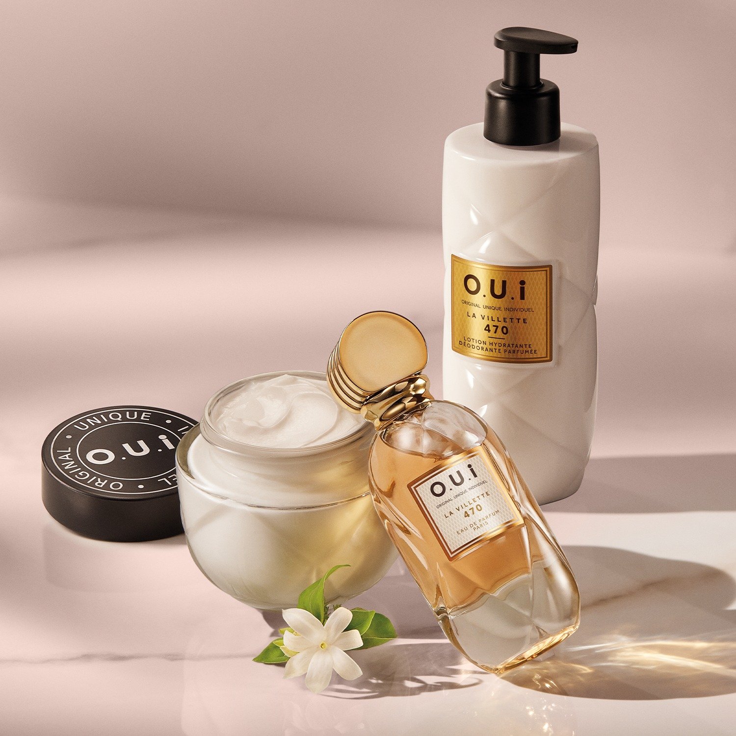 Combo O.U.i La Villette 470: Crème Riche 200g + Loção Corporal 400ml + Eau de Parfum Feminino 75ml ÚNICO 2