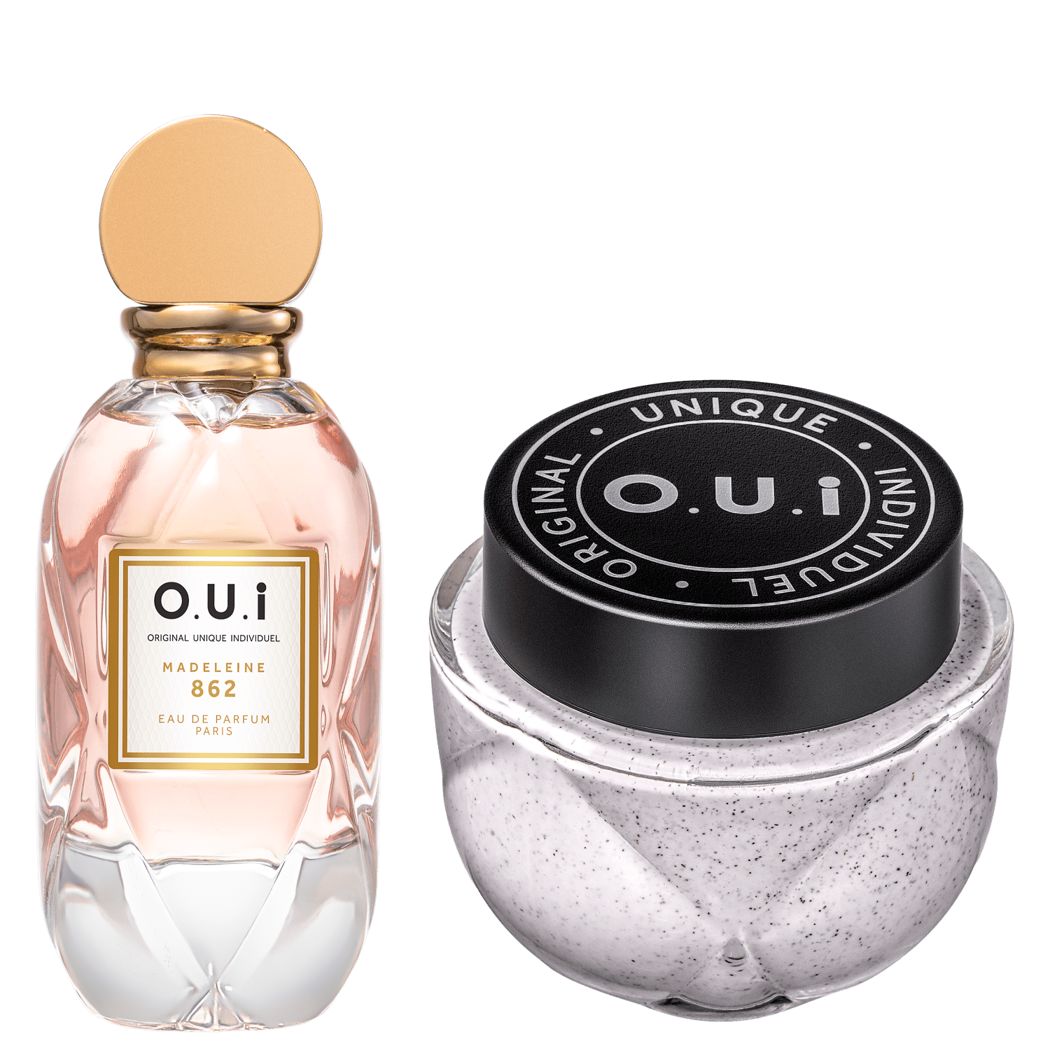 O.U.i Kit Madeleine 862 - Eau de Parfum 75ml + Esfoliante Corporal 200g ÚNICO 2