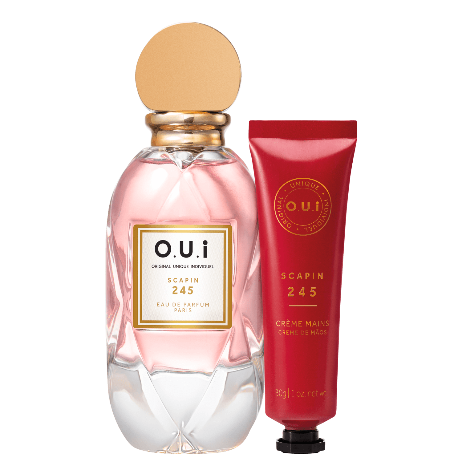 Kit O.U.i Scapin 245 - Eau de Parfum 75ml + Creme Hidratante para as Mãos 30g ÚNICO 2