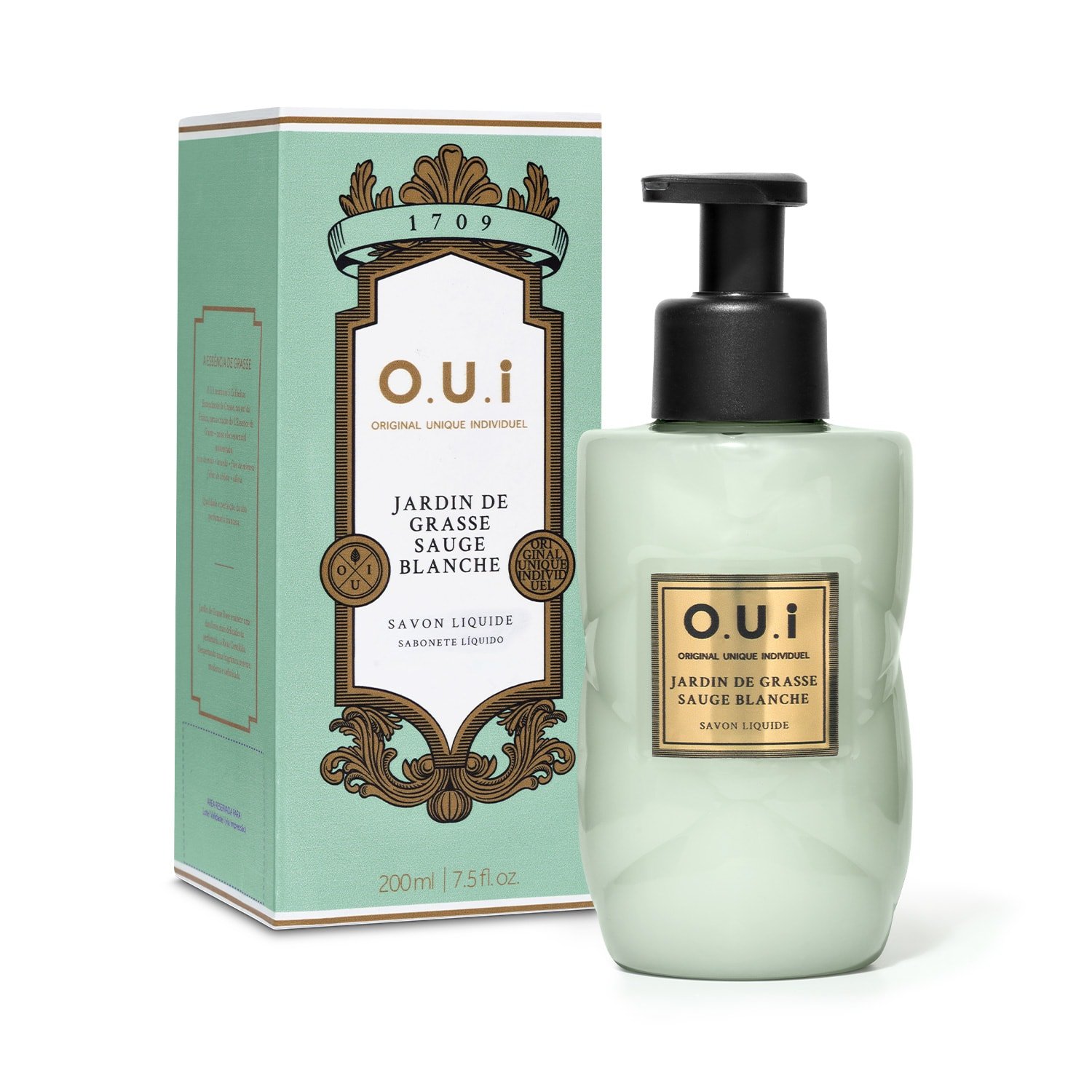 O.U.i Sabonete Líquido Jardin de Grasse Sauge Blanche 200ml 200ml 5