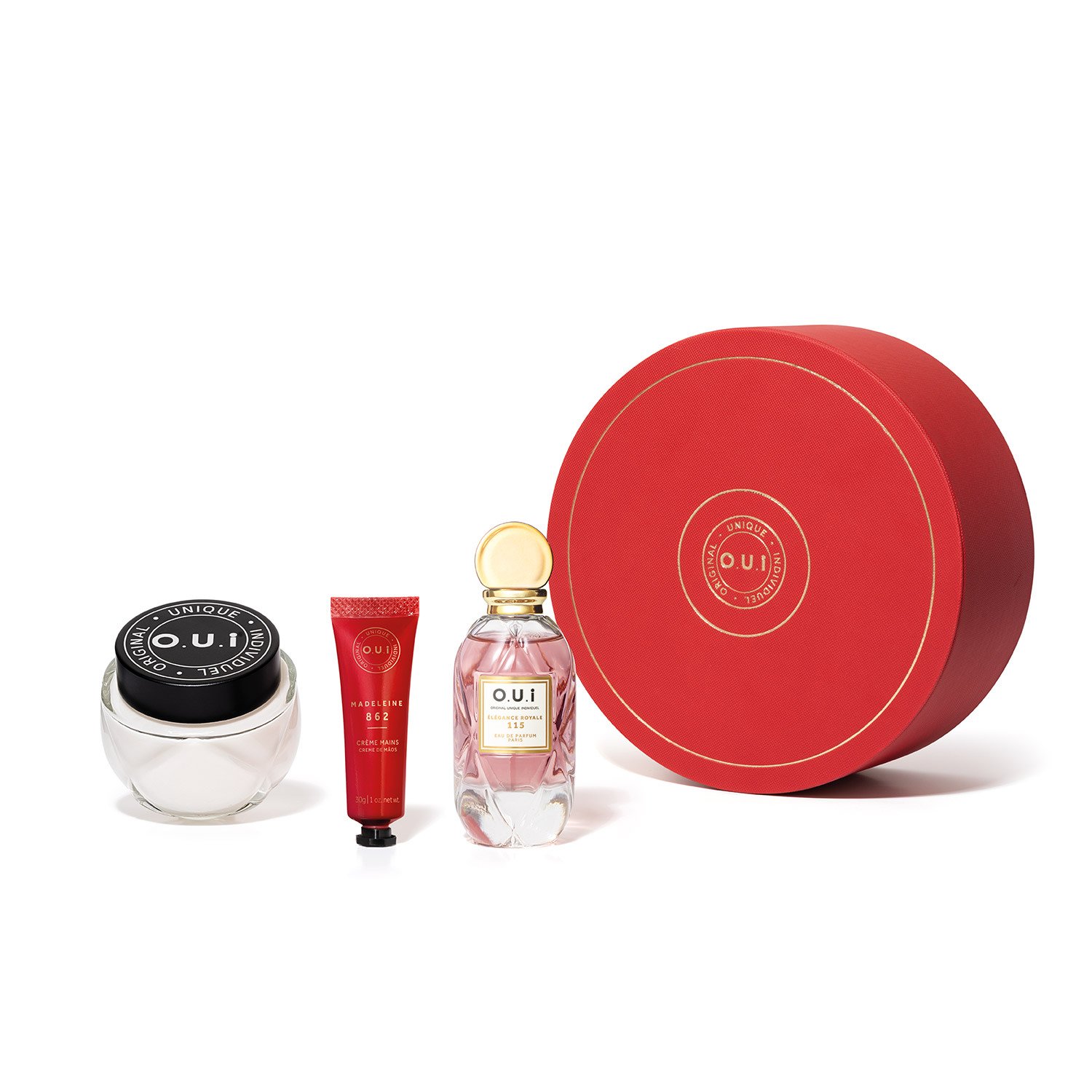 O.U.i Madeleine 862 Kit Presentear Natal: Eau de Parfum 75ml + Creme Corporal 200g + Creme de Mãos 30g ÚNICO 4