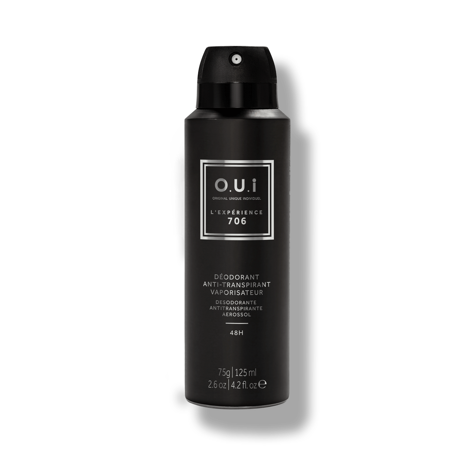 O.U.i Desodorante Antitranspirante Aerossol L’Expérience 706 75g/125ml