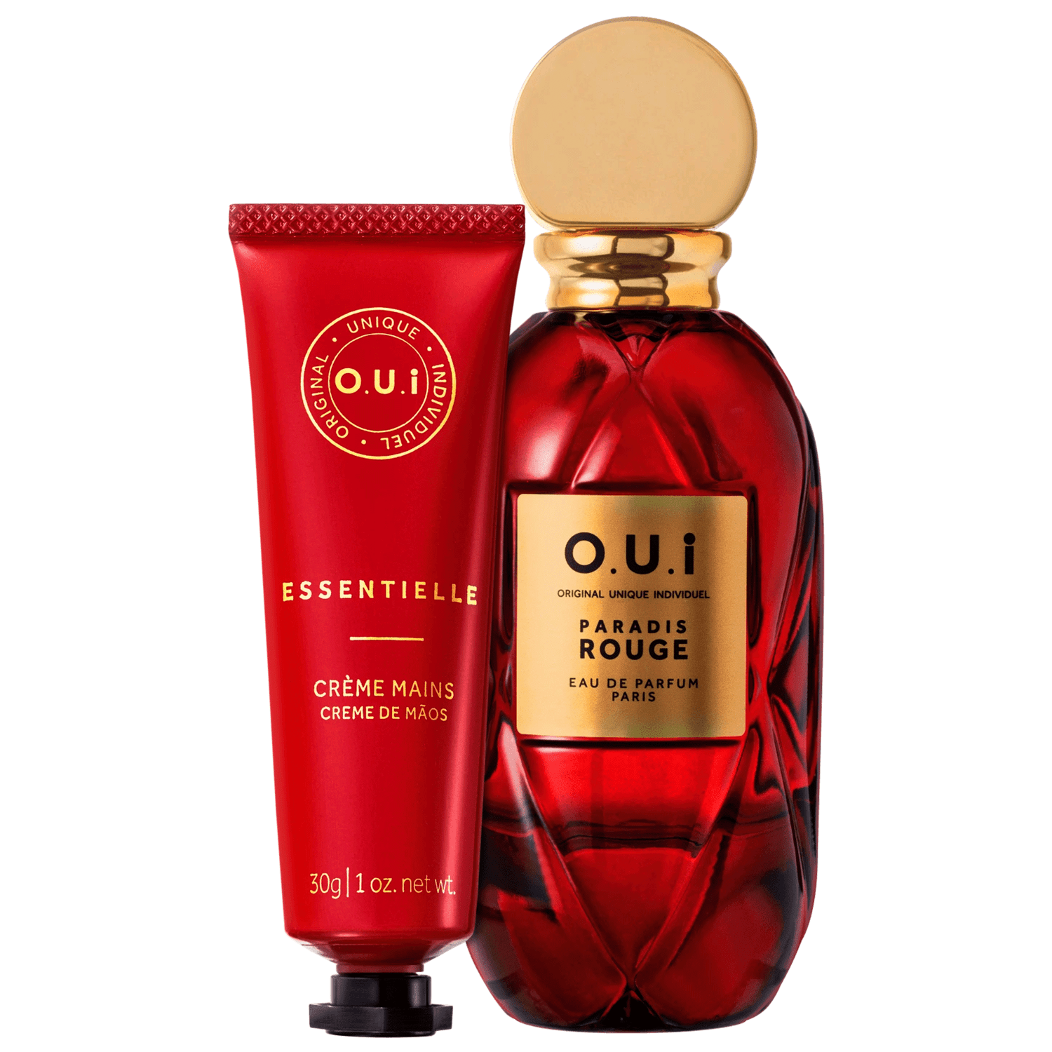 Kit O.U.i Paradis Rouge Feminino - Eau de Parfum 75ml + Hidratante para as Mãos 30g ÚNICO 2