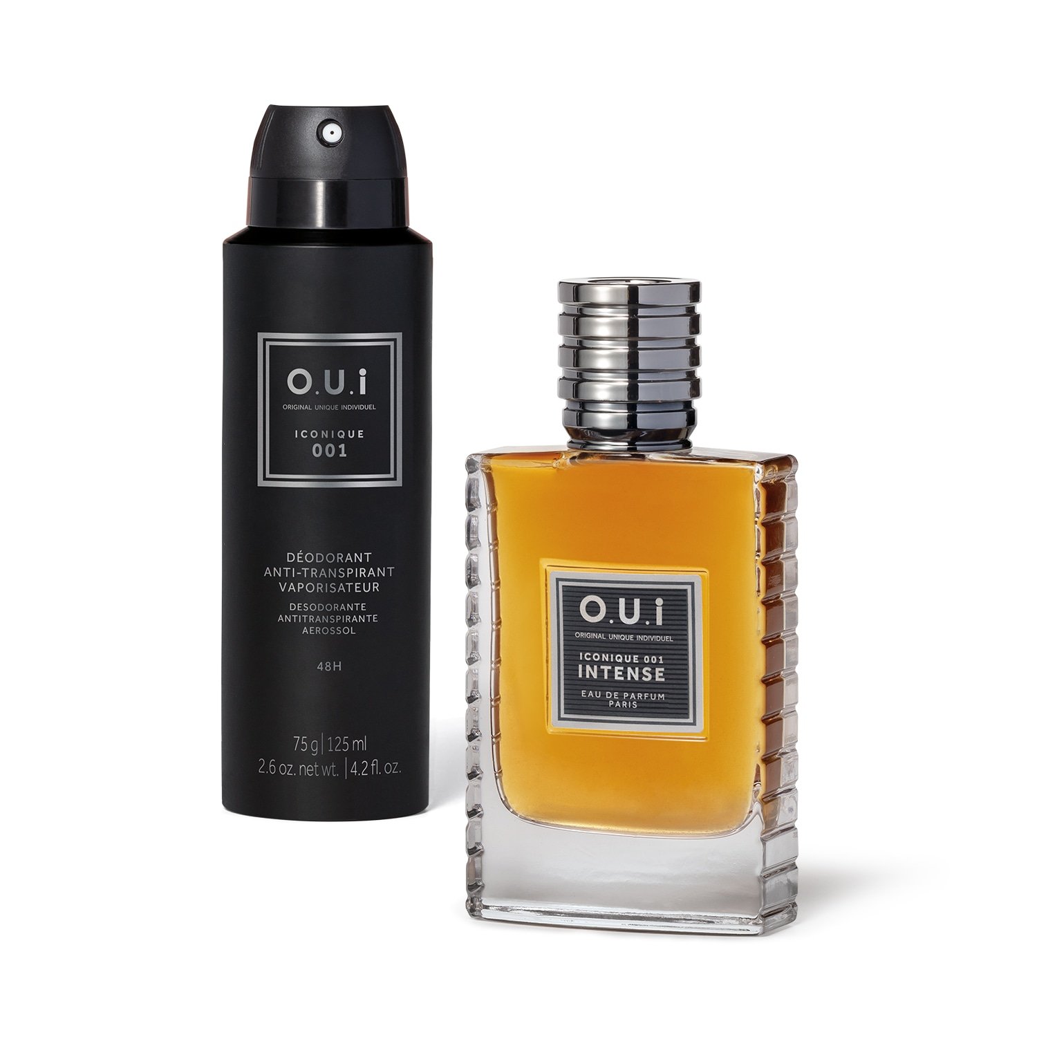 Combo O.U.I Iconique 001: Eau De Parfum 75ml + Desodorante Aerosol 75g