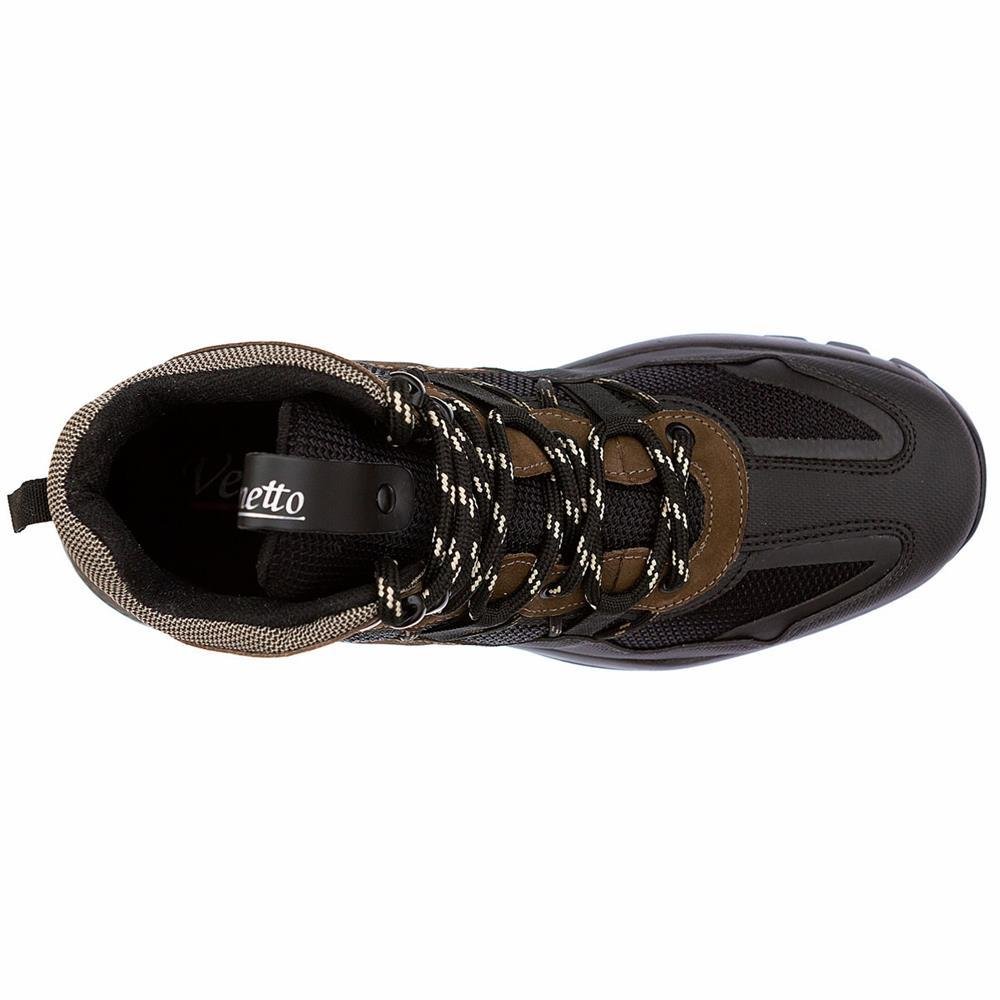 Bota Adventure Masculina Couro Aventuras Moderna Trilas Preto/Marrom 3