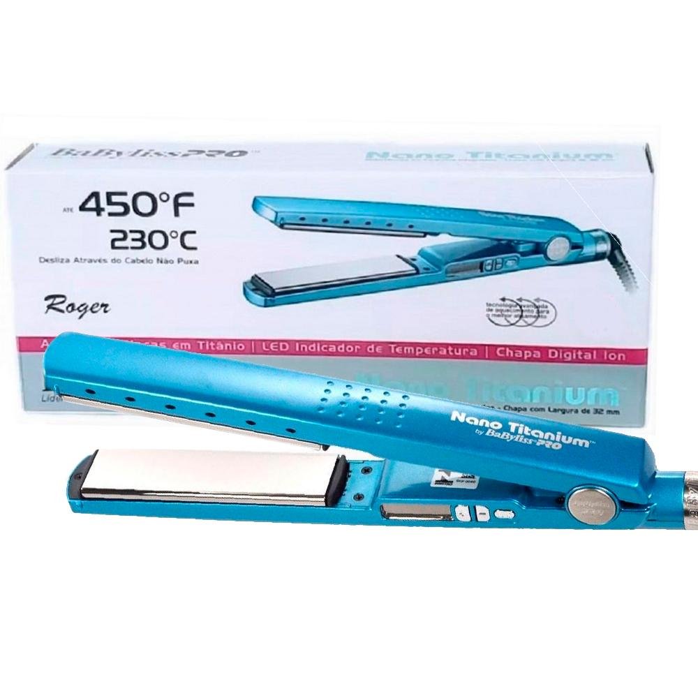 Prancha Nano Titanium Babyliss Pro TRADICIONAL 1+1/4'' 110v 11