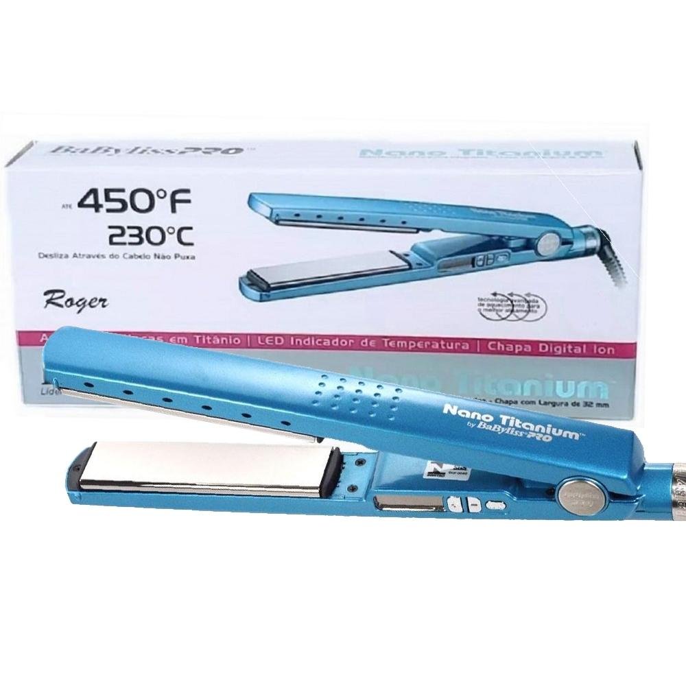 Prancha Nano Titanium Babyliss Pro TRADICIONAL 1+1/4'' 110v 3