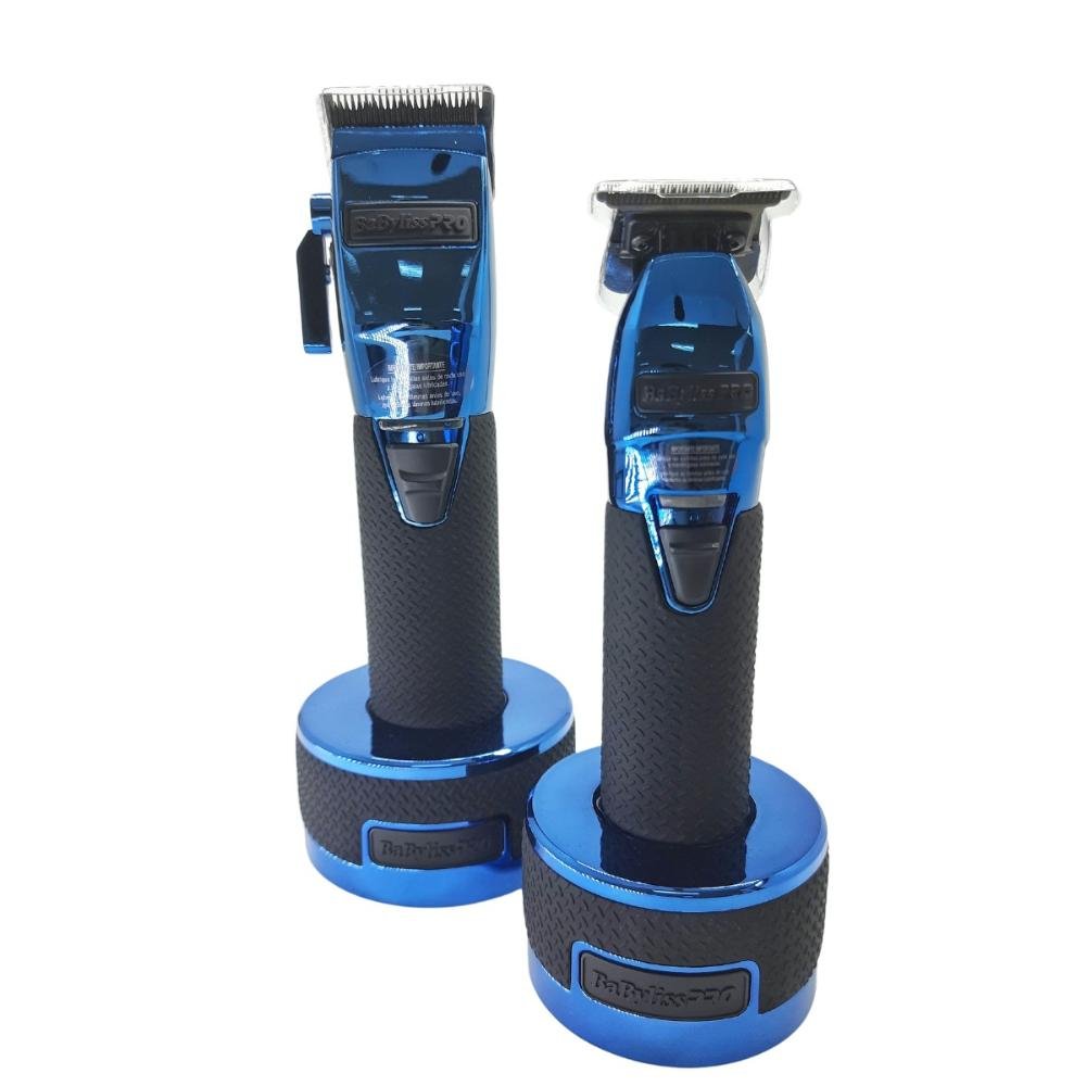 Combo Babyliss Pro Limited FX Boost+ Máquina de Corte + Acabamento Azul BIVOLT 4