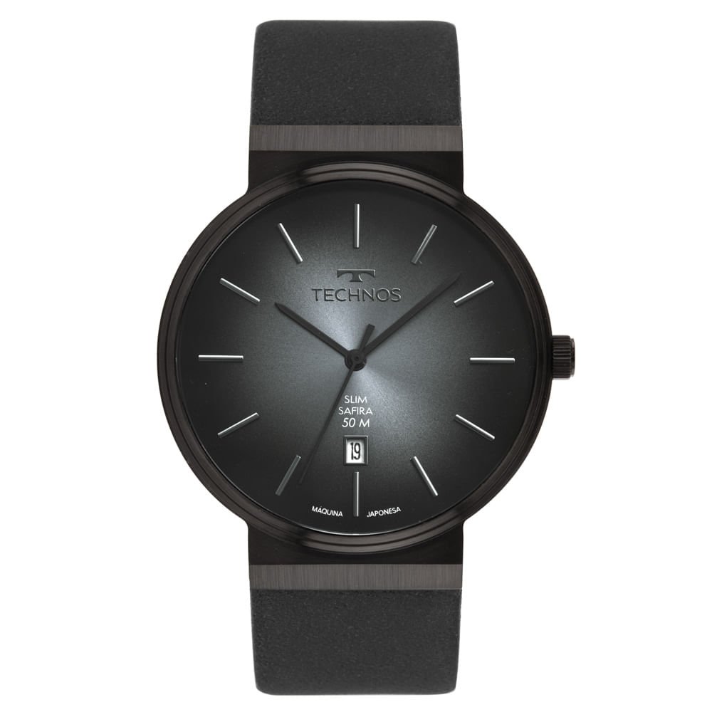 Relógio Technos Masculino Slim Grafite - GM12AJ/0P Cinza 1