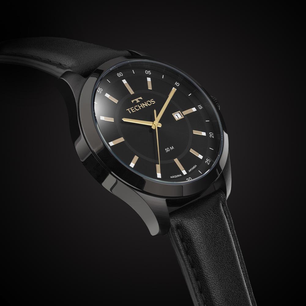 Relógio Technos Masculino Steel Preto - 2115NAX/0P Preto 4