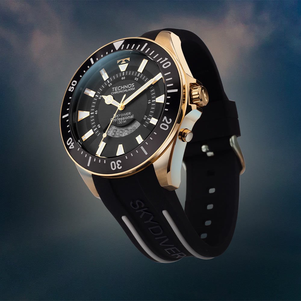 Relógio Technos Masculino Skydiver Dourado - WT2050AH/2P Dourado 2