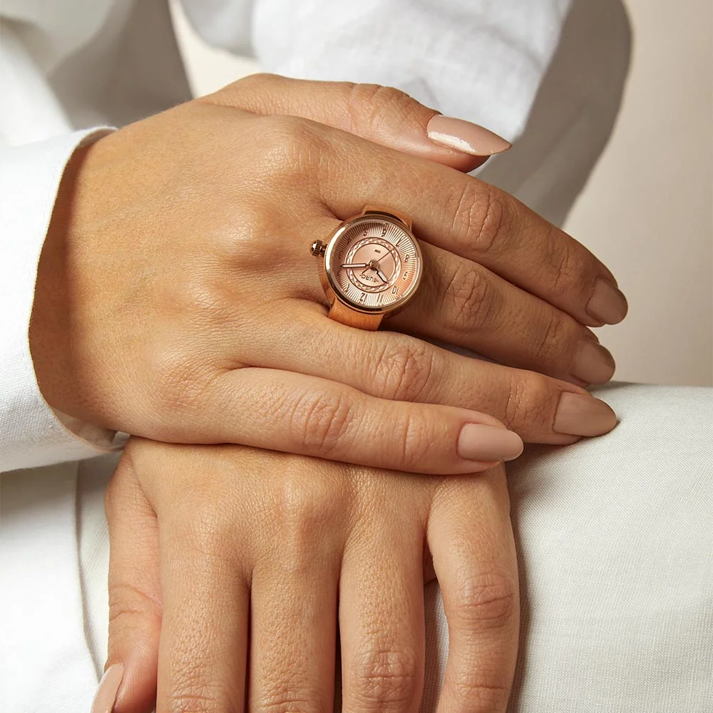 Relógio Anel Euro Feminino Unique Rosé - EU2035YUX/4J Rosa 5