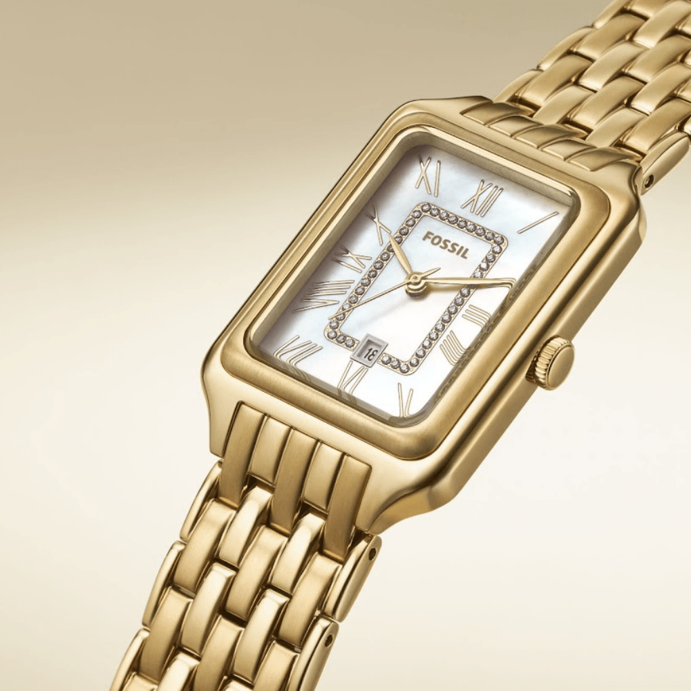 Relógio Fossil Feminino Raquel Dourado - ES5304/1DN Dourado 7