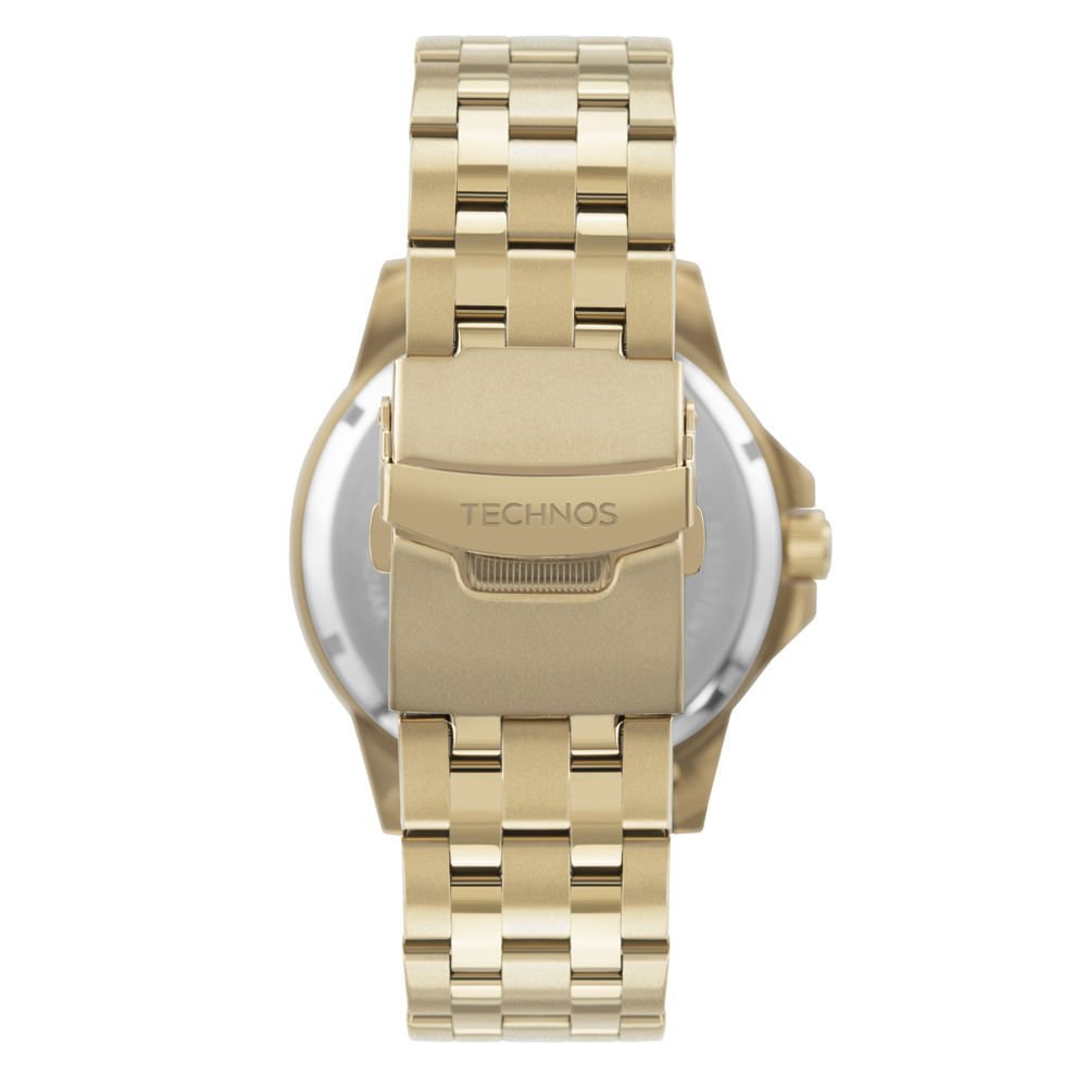 Relógio Technos Masculino Automático Skeleton Dourado - 8N24AK/1D Dourado 3