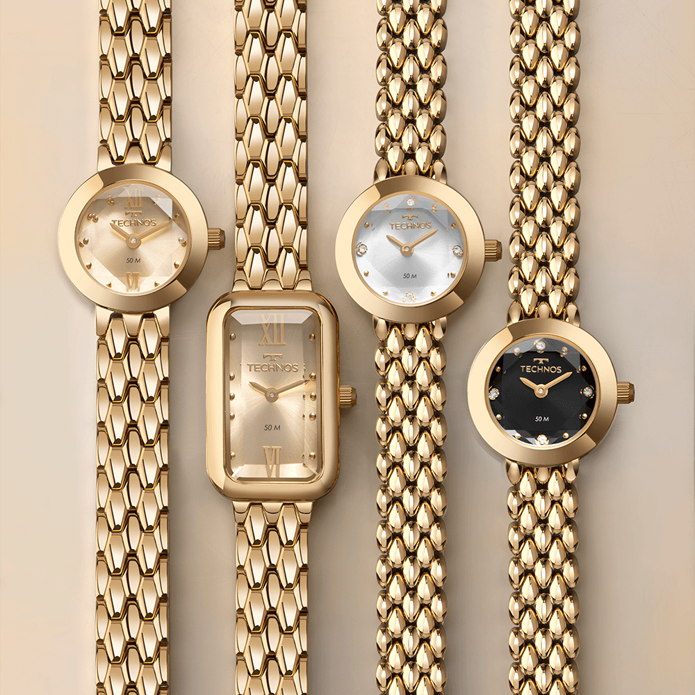 Relógio Technos Feminino Mini Dourado - 5Y20LN/1D Multicores 3