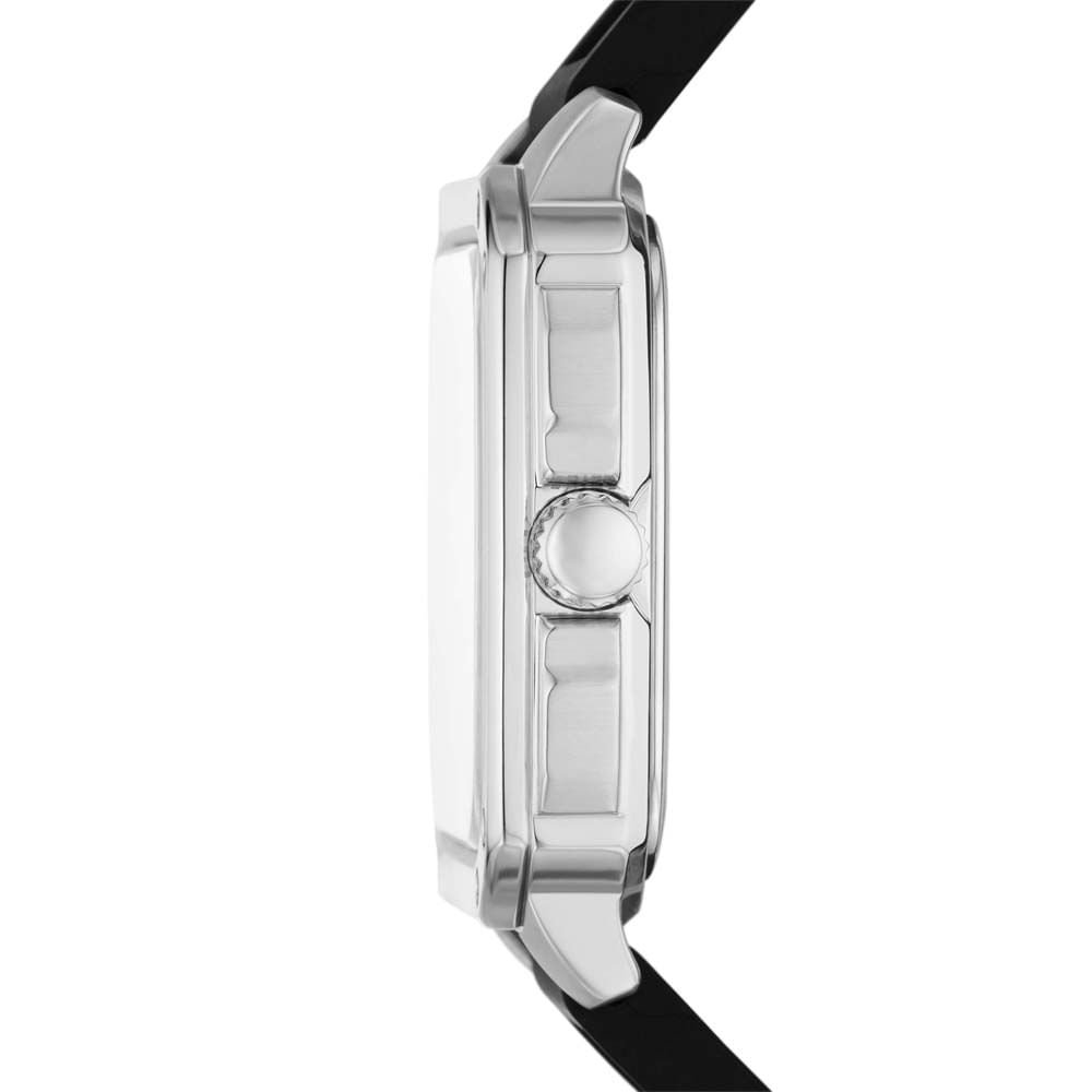 Relógio Fossil Masculino Inscription Prata - FS5980/2KN Preto