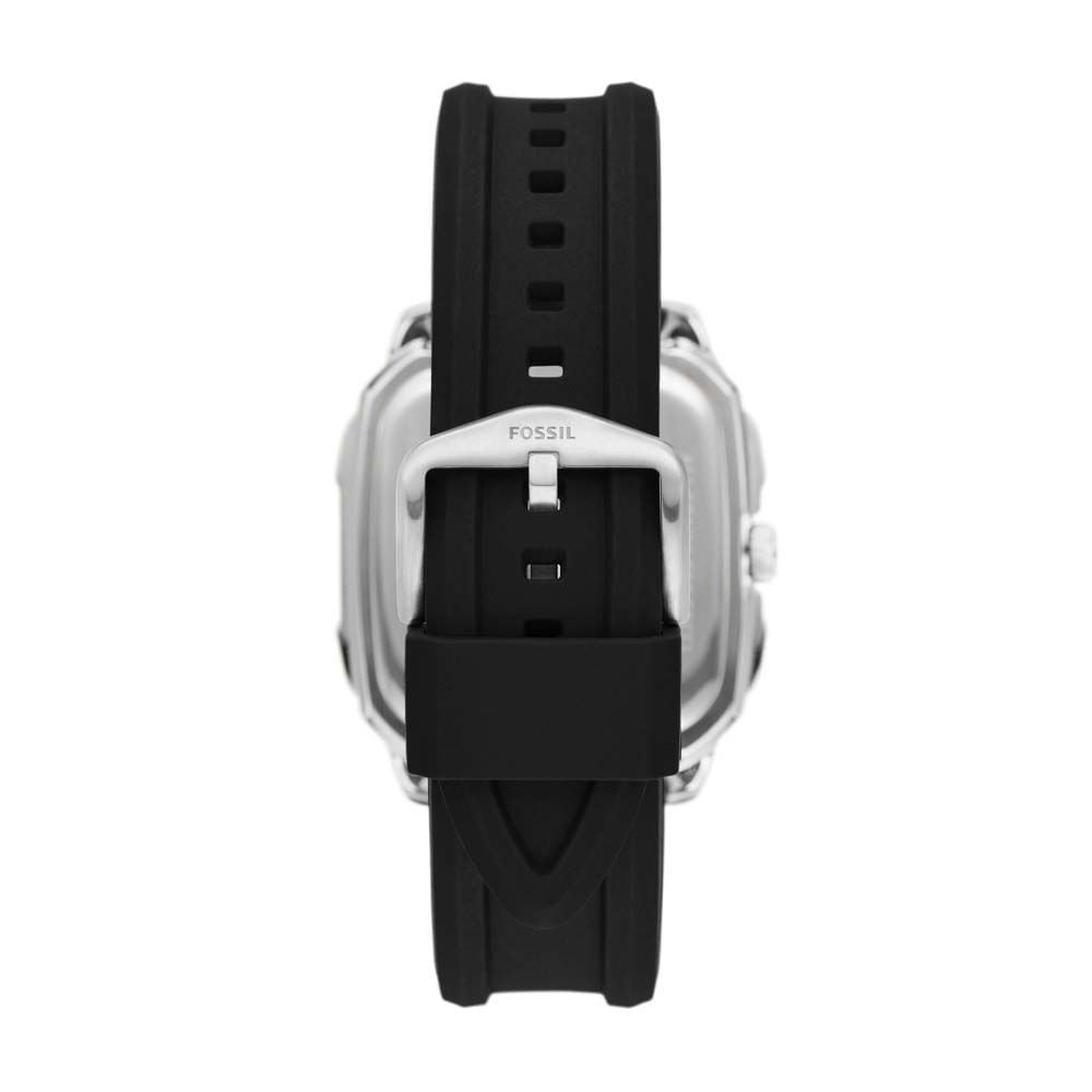 Relógio Fossil Masculino Inscription Prata - FS5980/2KN Preto