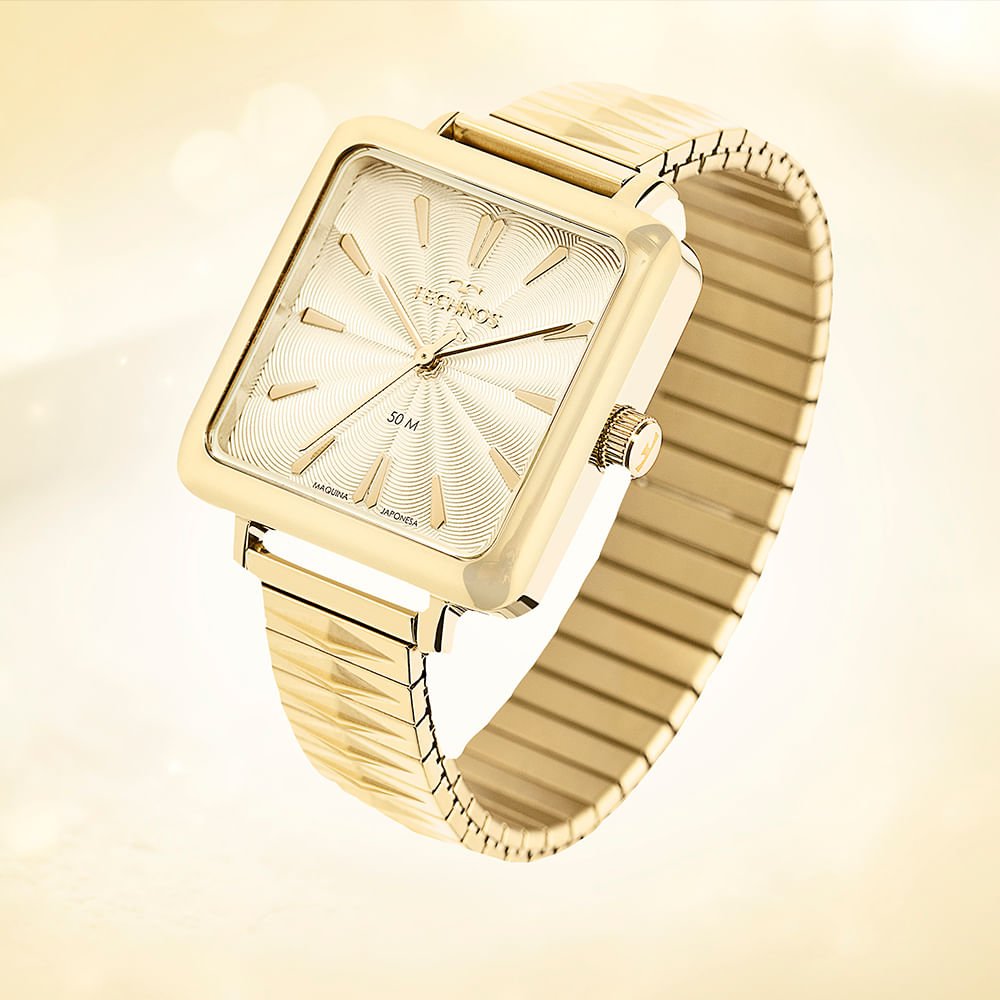Relógio Technos Feminino Style Dourado - 2036MSK/1D Multicores 4